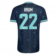 Tyskland David Raum #22 Bortedrakt VM 2026 Kortermet